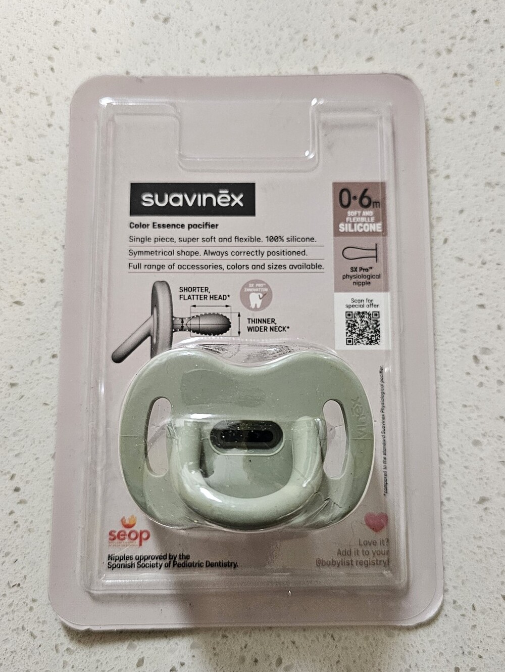 Suavinex Color Essence Silicone Pacifier 0-6m